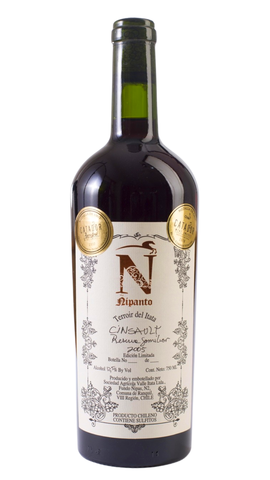 Cinsault 2005 - Viña Mujeres Itata Ñipanto